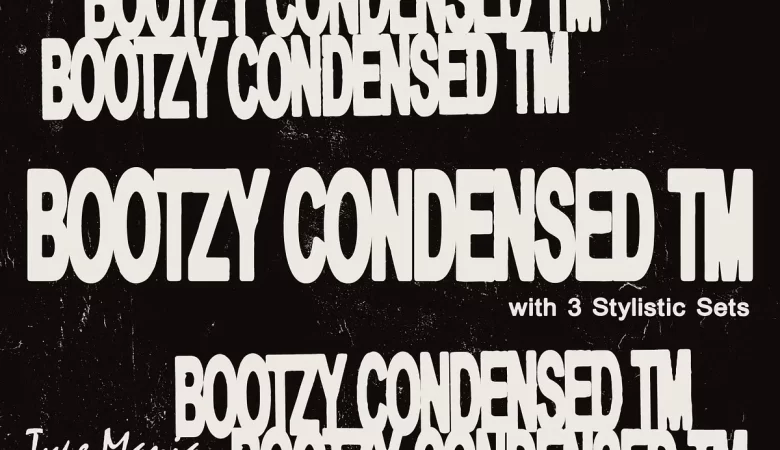 Bootzy Condensed Font