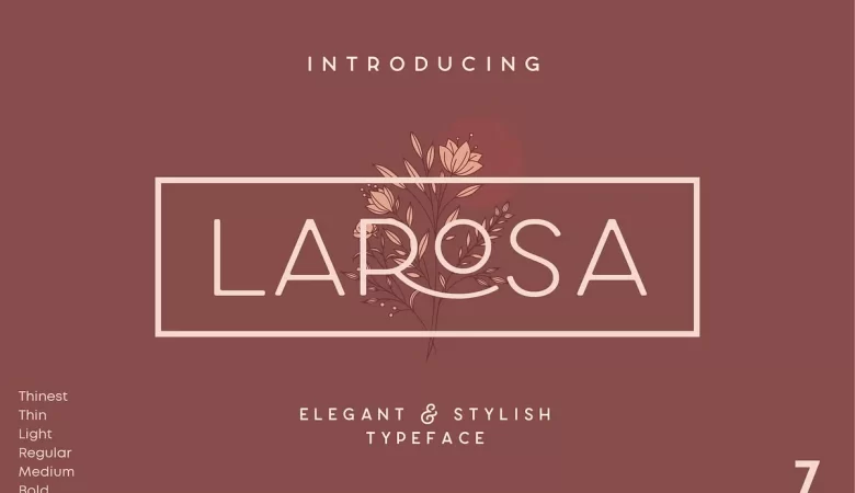 Larosa Font