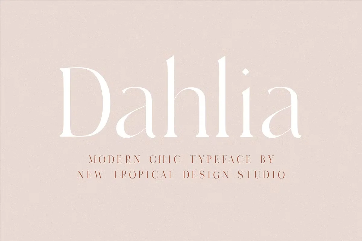 Dahlia Font Free Download | Serif Fonts