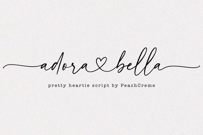 Adora Bella Font
