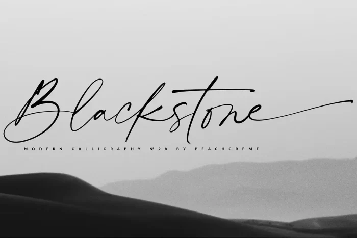 Blackstone Font