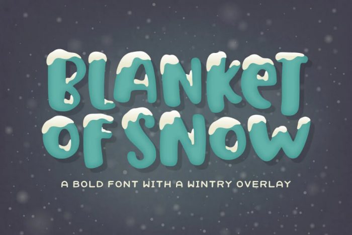 Blanket Of Snow Font