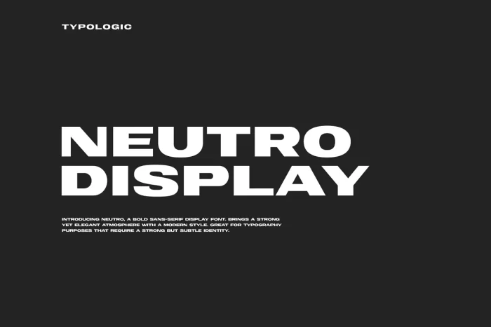 Neutro Font