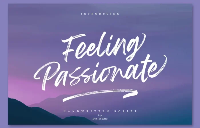 Feeling Passionate Font