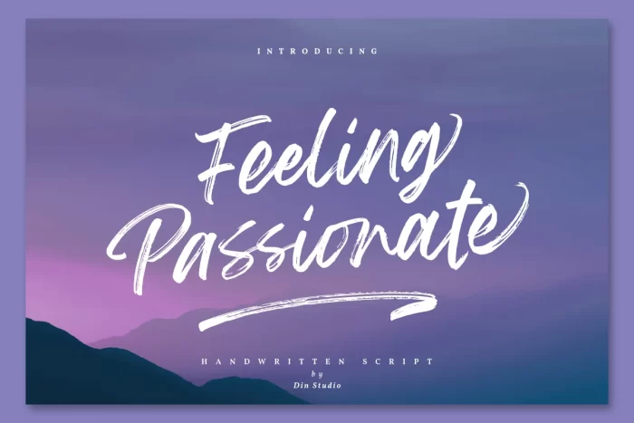 Feeling Passionate Font