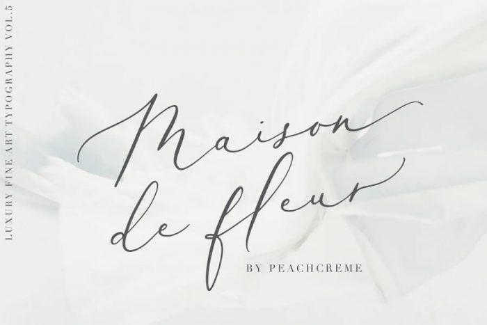 Maison De Fleur Font