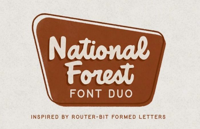 National Forest Font