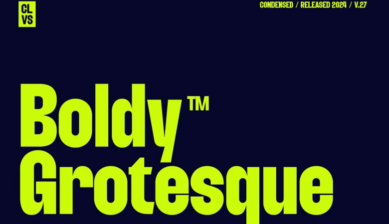 Boldy Grotesque Font