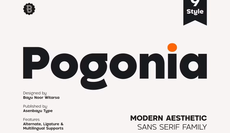 Pogonia Font