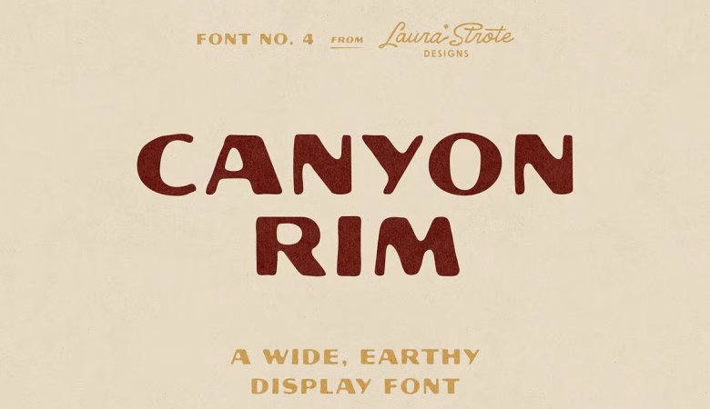 Canyon Rim Font